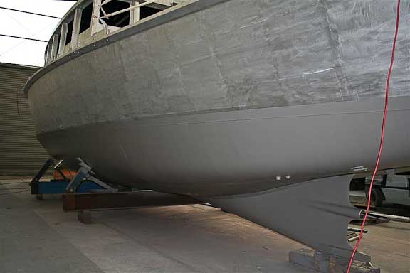 antifouling-port side