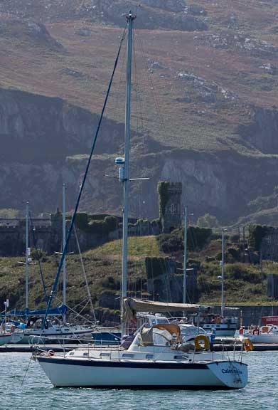 Radar high on mast - Holyhead-Wales-UK-42