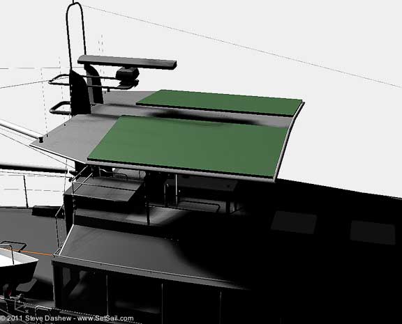 Solar Fly Bridge Roof 1700 4