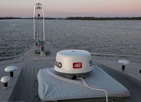 Simrad 4G BB radar test on Wind Horse 1