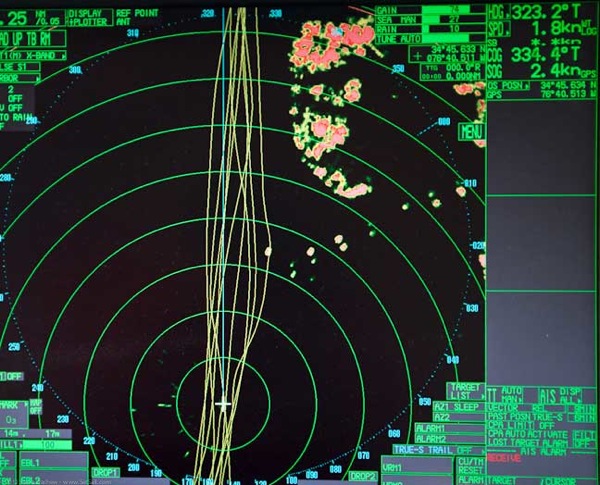 Simrad 4G BB radar test on Wind Horse 5