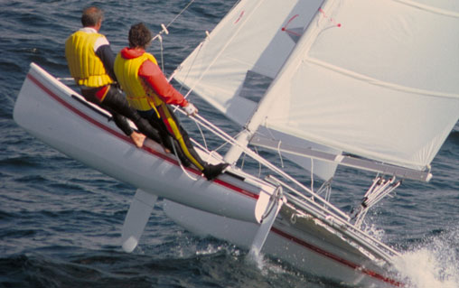 Hobie 18 dual traps